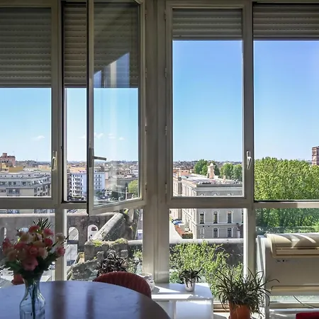 Appartement Panoramic Loft Near Colosseum And Termini Station - Parking Included Rome